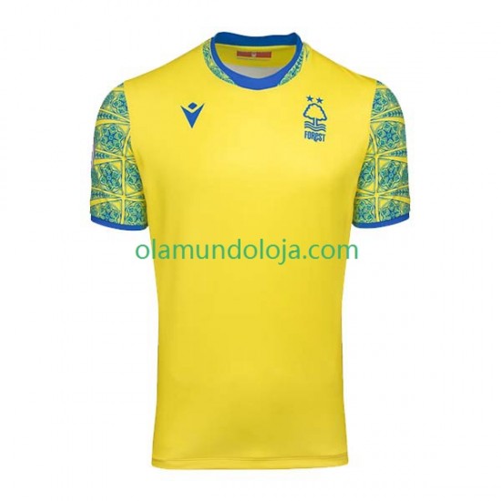 Camisola Nottingham Forest Homem Equipamento Segundo 2022-2023 Manga Curta